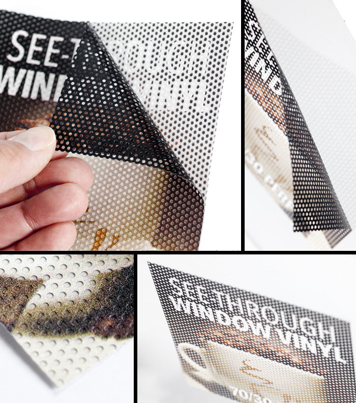 Custom Perforated Vinyl Film - Printed Window Perf